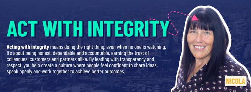 Act with integrity values winner