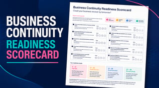 business continuity readiness scorecard