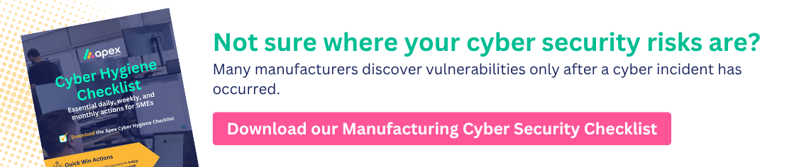 cyber hygiene checklist for SMEs