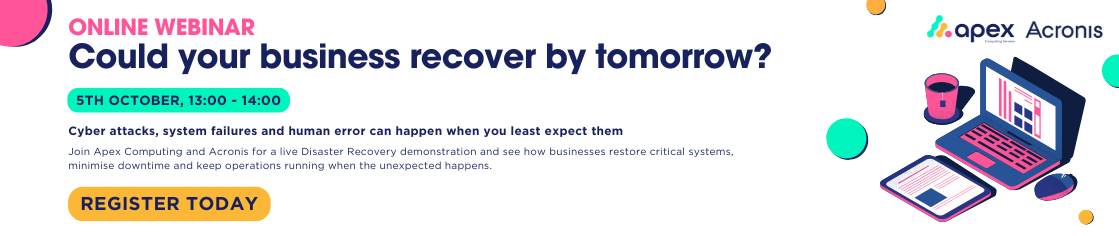 ONLINE WEBINAR
Could your business recover by tomorrow?