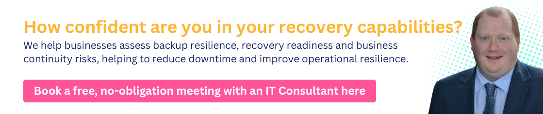 How confident are you in your recovery capabilities?