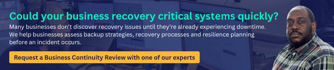 Request a Business Continuity Review with one of our experts