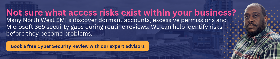 Book a free Cyber Security Review with our expert advisors