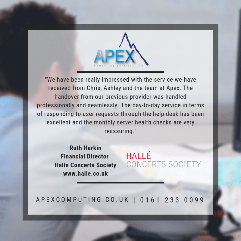 Halle Concerts Society Testimonial