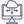The image depicts a simple line drawing of a desktop computer with a cloud connected to it, symbolizing cloud computing or cloud services.