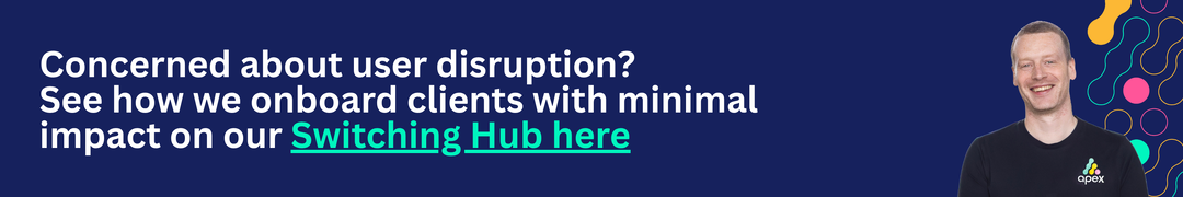 Concerned about user disruption? See how we onboard clients with minimal impact on our IT Switching Hub
