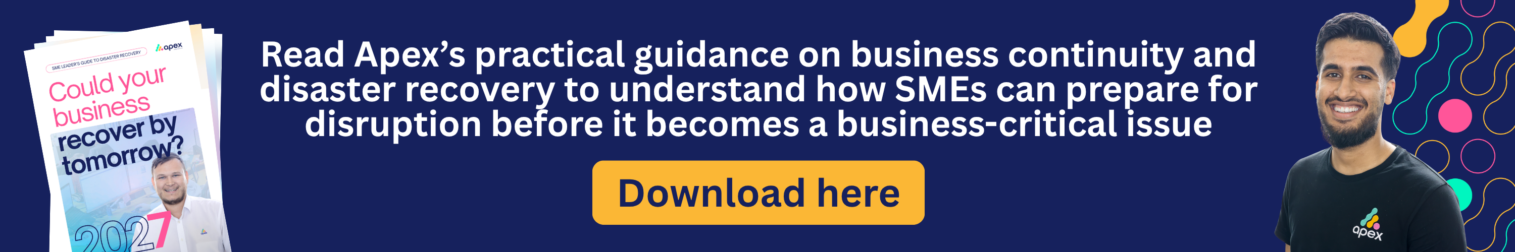 Read Apex’s practical guidance on business continuity and disaster recovery to understand how SMEs can prepare for disruption before it becomes a business-critical issue.