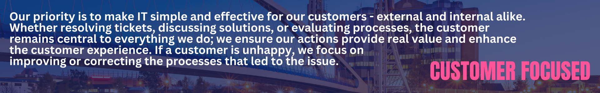 customer focused