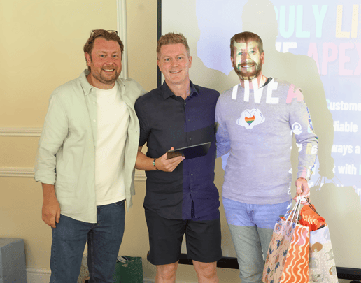 Apex Living the Values Awards IT Support Manchester