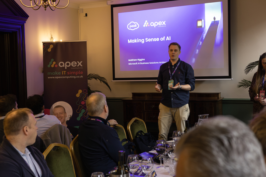 AI business leader lunch presentation